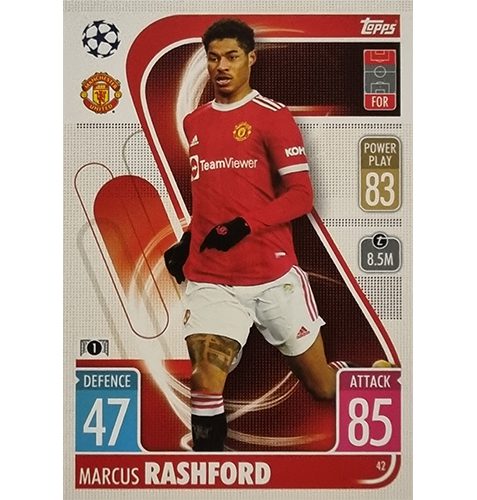 Topps Champions League 2021/2022 Nr 042 Marcus Rashford