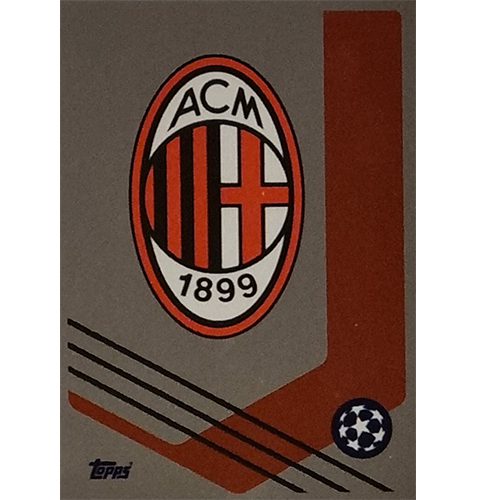 Topps Champions League Sticker 2021/2022 Nr 042 AC Milan Logo