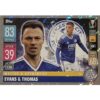 Topps Champions League 2021/2022 Nr 420 Evans und Thomas