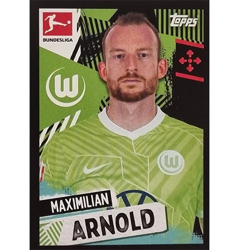 Topps Bundesliga Sticker Saison 2021/2022 Nr 420 Maximillian Arnold