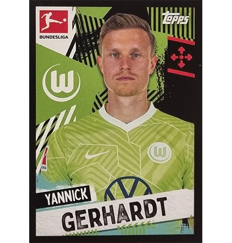 Topps Bundesliga Sticker Saison 2021/2022 Nr 422 Yannick Gerhardt