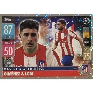 Topps Champions League 2021/2022 Nr 426 Gimenez und Lodi