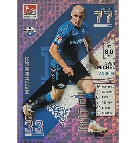 Topps Match Attax Bundesliga 2021/22 Nr 427 Sven Michel