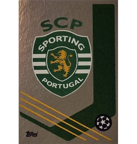 Topps Champions League Sticker 2021/2022 Nr 043 Sporting Lissabon Logo