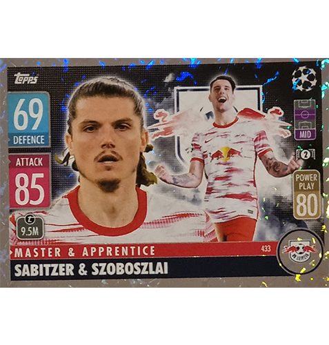 Topps Champions League 2021/2022 Nr 433 Sabitzer und Szoboszlai