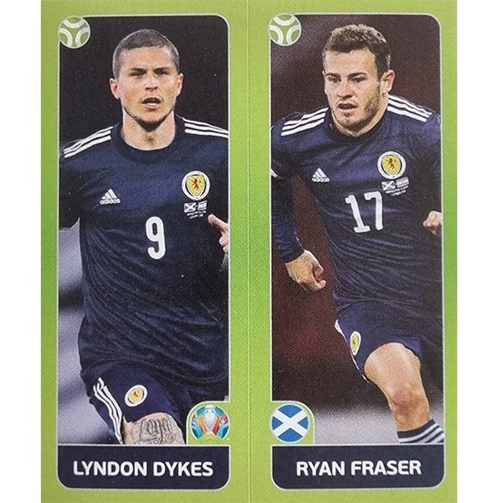 Panini EURO 2020 Sticker Nr 433 Dykes Fraser