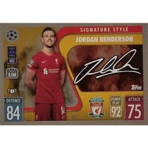 Topps Champions League 2021/2022 Nr 438 Jordan Henderson