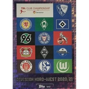 Topps Match Attax Bundesliga 2021/22 Nr 441 Division Nord West