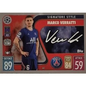 Topps Champions League 2021/2022 Nr 442 Marco Verratti