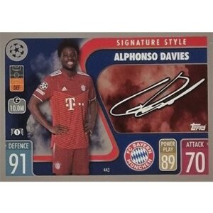 Topps Champions League 2021/2022 Nr 443 Alphonso Davies