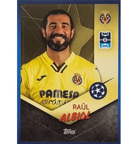 Topps Champions League Sticker 2021/2022 Nr 433 Raul Albiol