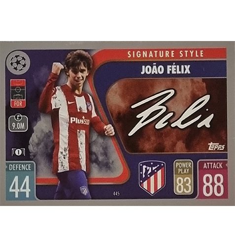 Topps Champions League 2021/2022 Nr 445 Joao Felix