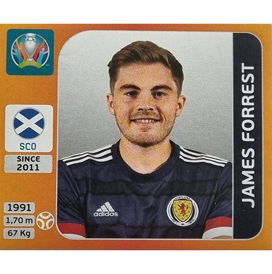 Panini EURO 2020 Sticker Nr 446 James Forrest