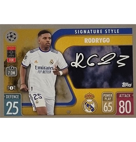 Topps Champions League 2021/2022 Nr 447 Rodrygo