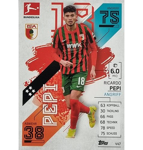 Topps Match Attax Extra 2021/22 Bundesliga - 447 Ricardo Pepi