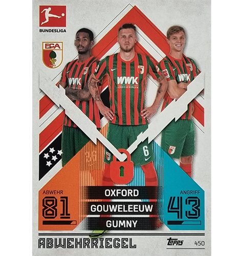 Topps Match Attax Extra 2021/22 Bundesliga - 450 Oxford Gouweleeuw Gumny