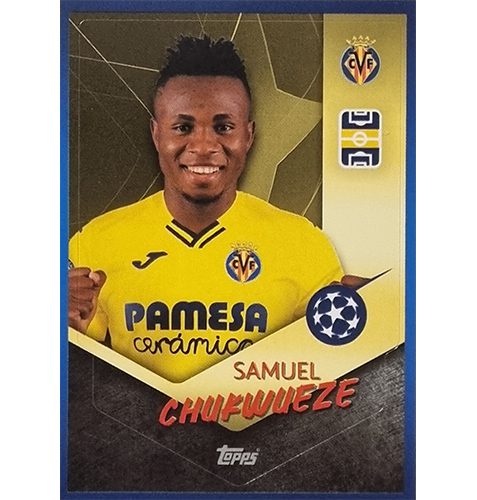 Topps Champions League Sticker 2021/2022 Nr 441 Samuel Chukwueze