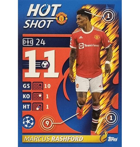 Topps Champions League Sticker 2021/2022 Nr 447 Marcus Rashford