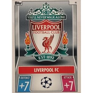 Topps Champions League 2021/2022 Nr 046 Liverpool FC Team Badge