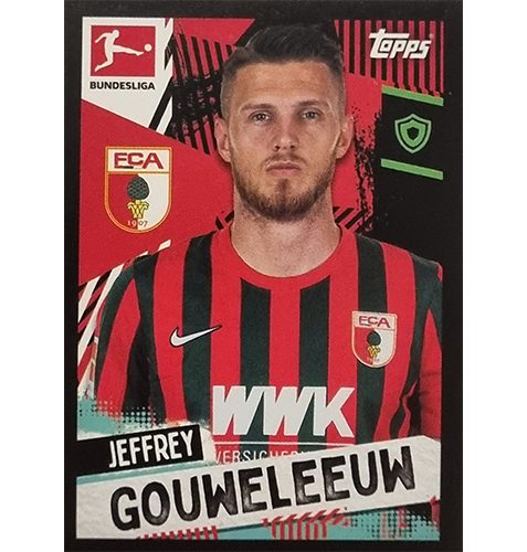 Topps Bundesliga Sticker Saison 2021/2022 Nr 046 Jeffrey Gouweleeuw