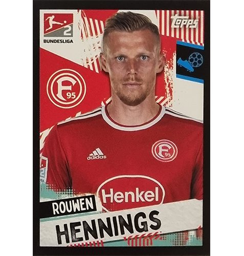 Topps Bundesliga Sticker Saison 2021/2022 Nr 460 Rouwen Hennings