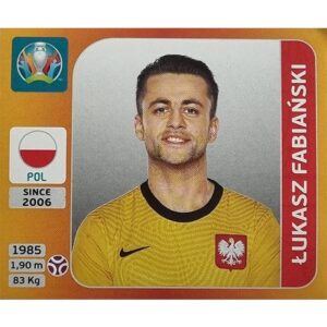 Panini EURO 2020 Sticker Nr 461 Lukasz Fabianski