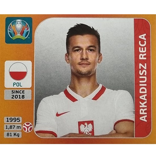 Panini EURO 2020 Sticker Nr 466 Arkadiusz Reca