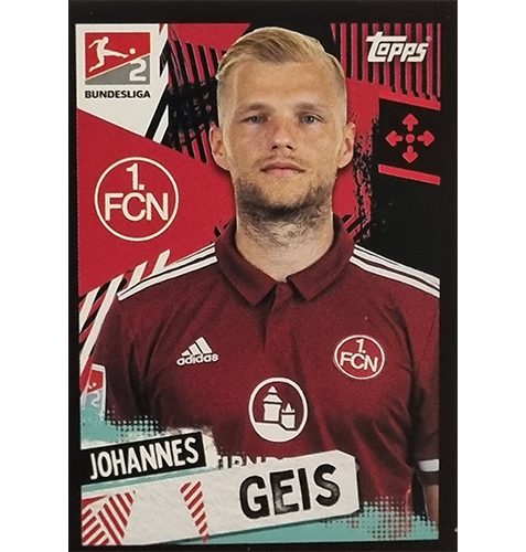 Topps Bundesliga Sticker Saison 2021/2022 Nr 474 Johannes Geis