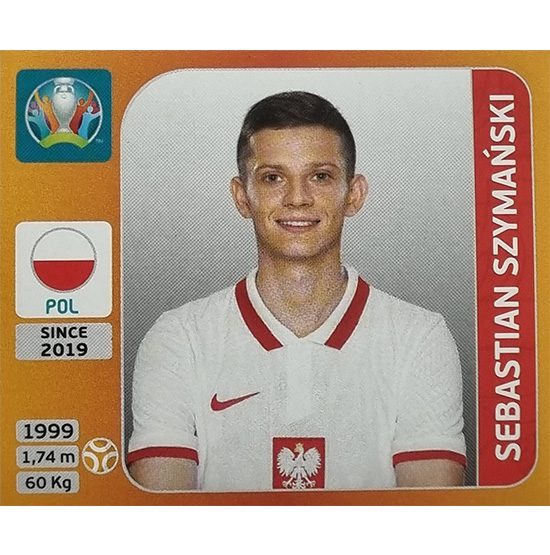 Panini EURO 2020 Sticker Nr 475 Sebastian Szymanski