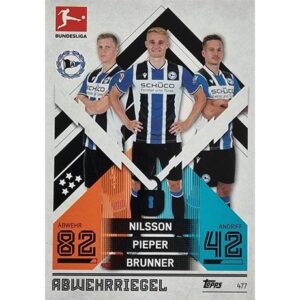 Topps Match Attax Extra 2021/22 Bundesliga - 477 Nilsson Pieper Brunner