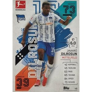 Topps Match Attax Bundesliga 2021/22 Nr 048 Javairo Dilrosun
