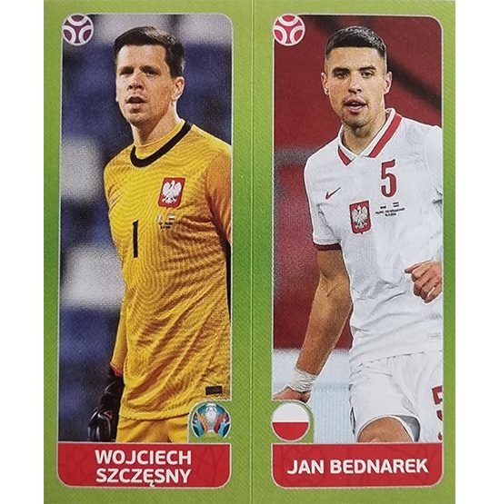 Panini EURO 2020 Sticker Nr 480 Szczesny Bednarek