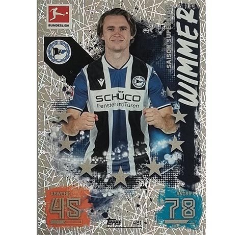 Topps Match Attax Extra 2021/22 Bundesliga Nr - 481 Wimmer Saison Superstar
