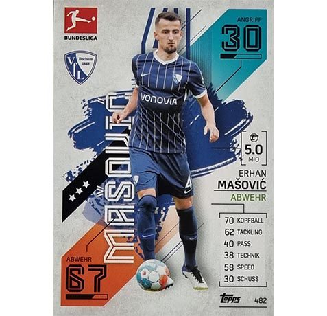 Topps Match Attax Extra 2021/22 Bundesliga - 482 Erhan Masovic