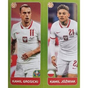 Panini EURO 2020 Sticker Nr 482 Grosicki Jozwiak