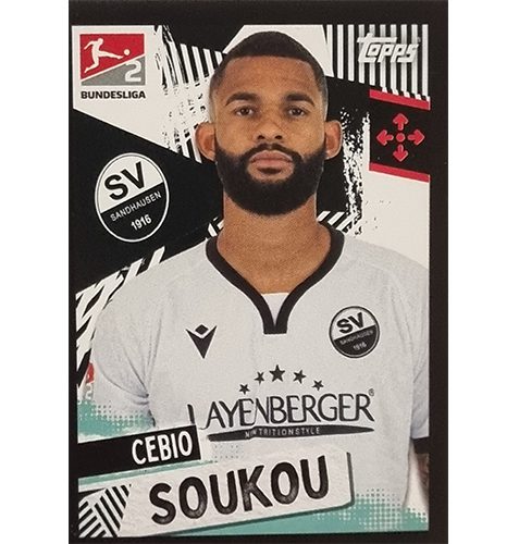 Topps Bundesliga Sticker Saison 2021/2022 Nr 484 Cebio Soukou