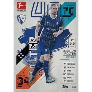 Topps Match Attax Extra 2021/22 Bundesliga Nr - 485 Sebastian Polter