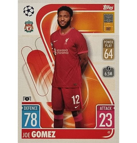 Topps Champions League 2021/2022 Nr 049 Joe Gomez