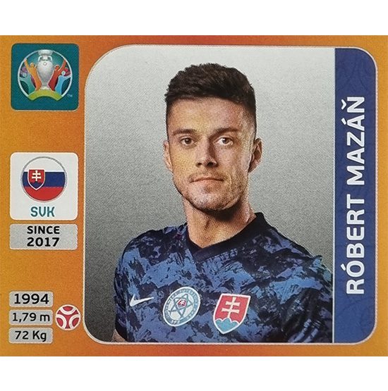 Panini EURO 2020 Sticker Nr 496 Robert Mazan