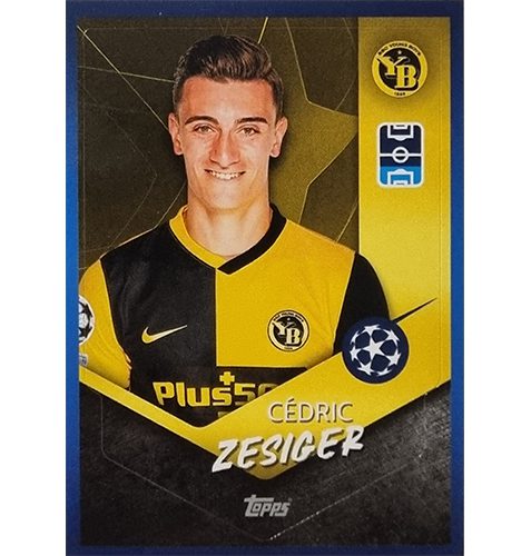 Topps Champions League Sticker 2021/2022 Nr 487 Cedric Zesiger