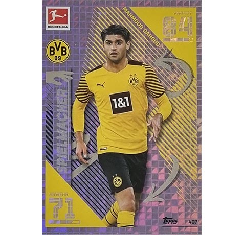 Topps Match Attax Extra 2021/22 Bundesliga Nr -497 Mahmoud Dahoud Spielmacher