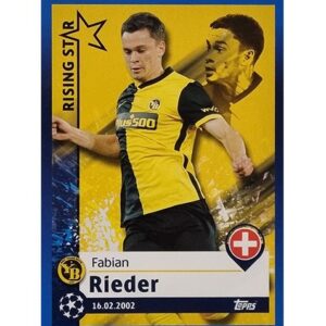 Topps Champions League Sticker 2021/2022 Nr 488 Fabian Rieder