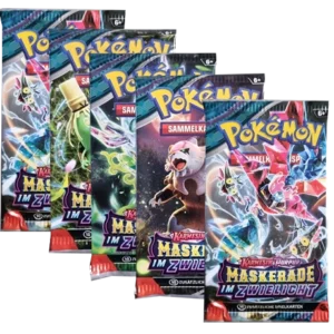 Pokemon Karmesin und Purpur Maskerade im Zwielicht - 5x Booster Pack