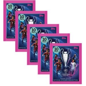 Topps Champions League Sticker 2021/2022 5x Stickertüten