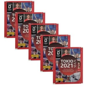 Panini Team Deutschland Teil 2 Tokio 2021 Sticker 5x Tüten