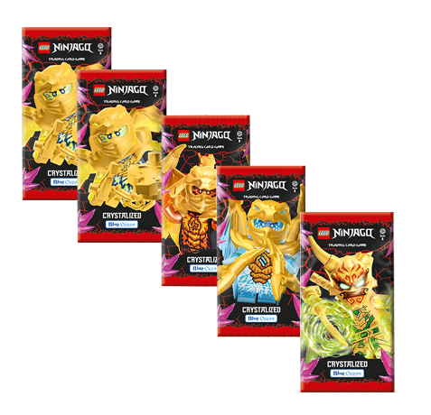 LEGO Ninjago TCG Serie 8 CRYSTALIZED - 5x Booster