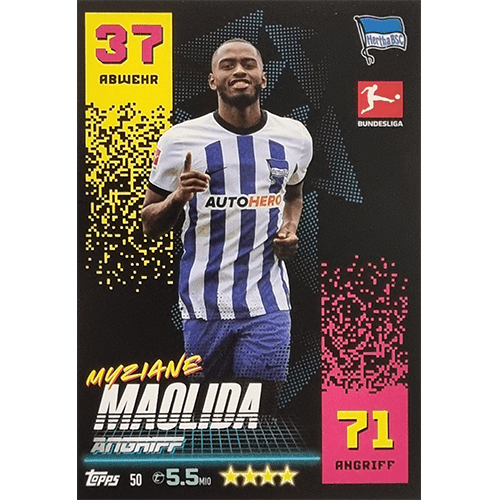 Topps Match Attax Bundesliga 2022-23 - Nr 050 Myziane Maolida