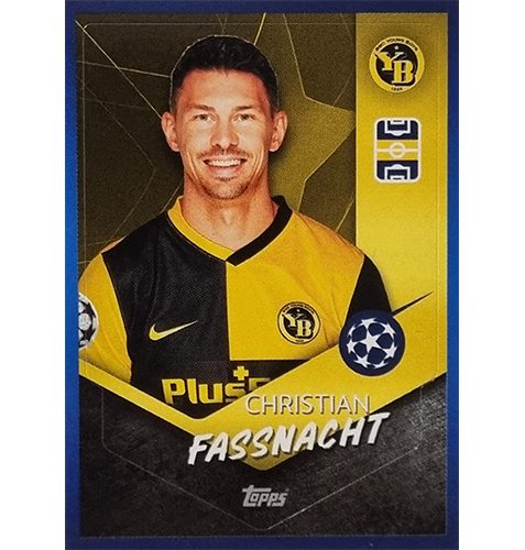 Topps Champions League Sticker 2021/2022 Nr 493 Christian Fassnacht