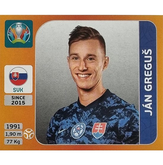 Panini EURO 2020 Sticker Nr 503 Jan Gregus