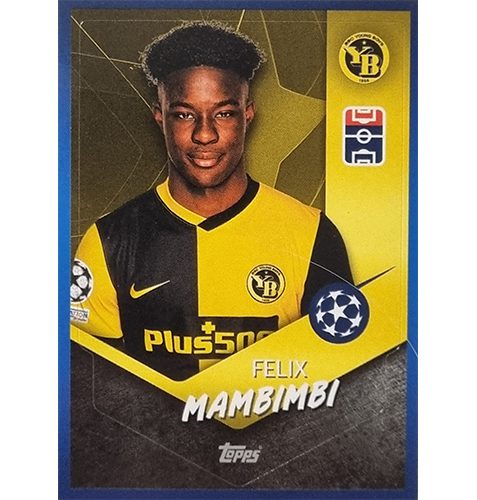 Topps Champions League Sticker 2021/2022 Nr 496 Felix Mambimbi